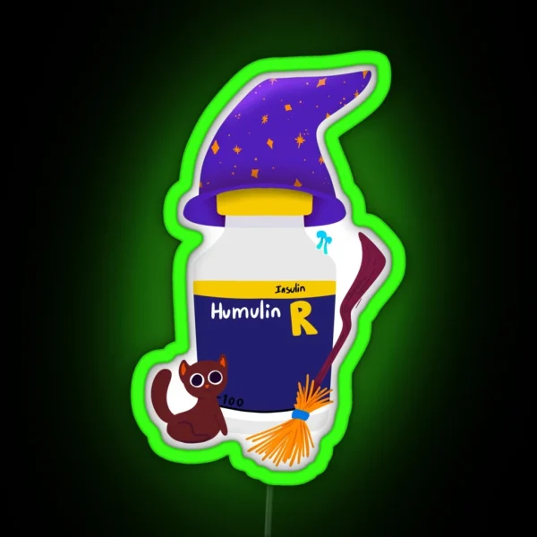 Witchy Humulin RGB Neon Sign