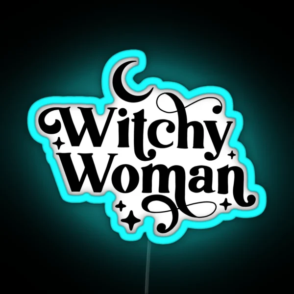 Witchy Woman Aesthetic Led RGB Neon Sign