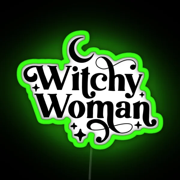 Witchy Woman Aesthetic Led RGB Neon Sign