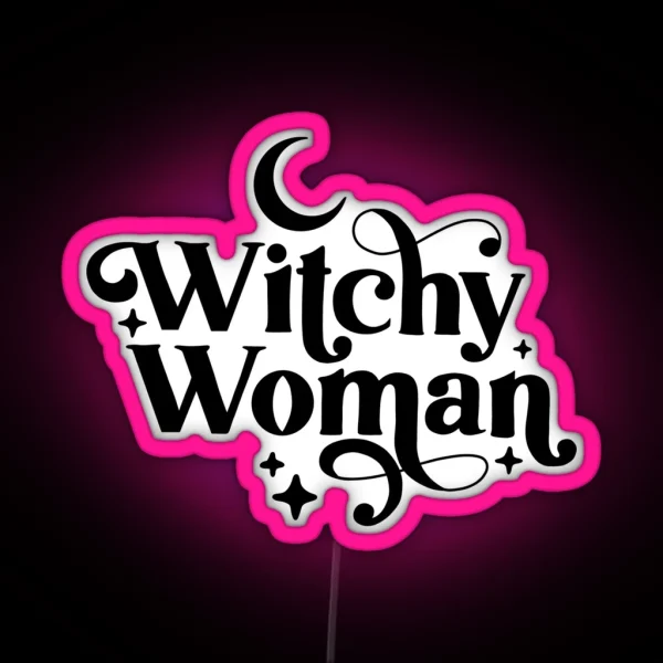 Witchy Woman Aesthetic Led RGB Neon Sign