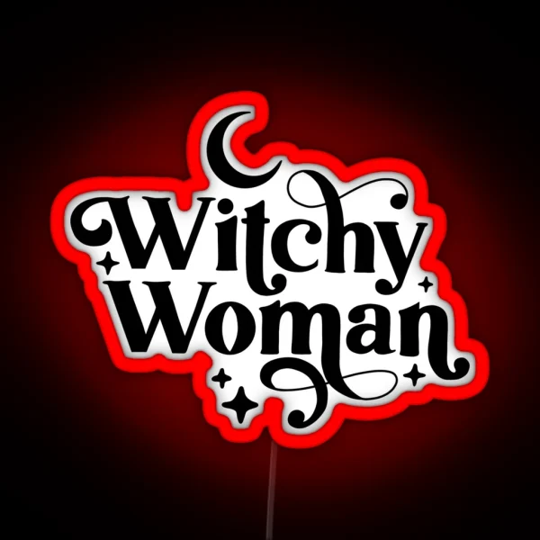 Witchy Woman Aesthetic Led RGB Neon Sign