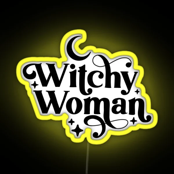 Witchy Woman Aesthetic Led RGB Neon Sign