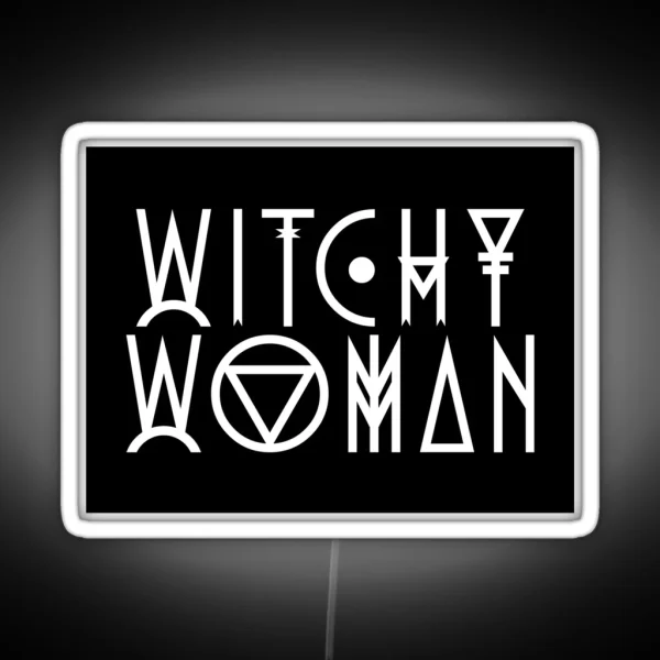 Witchy Woman RGB Neon Sign
