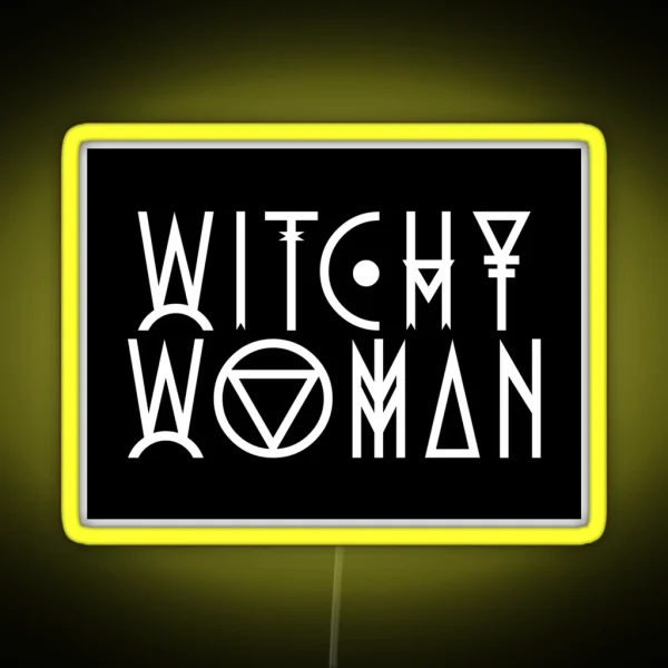 Witchy Woman RGB Neon Sign