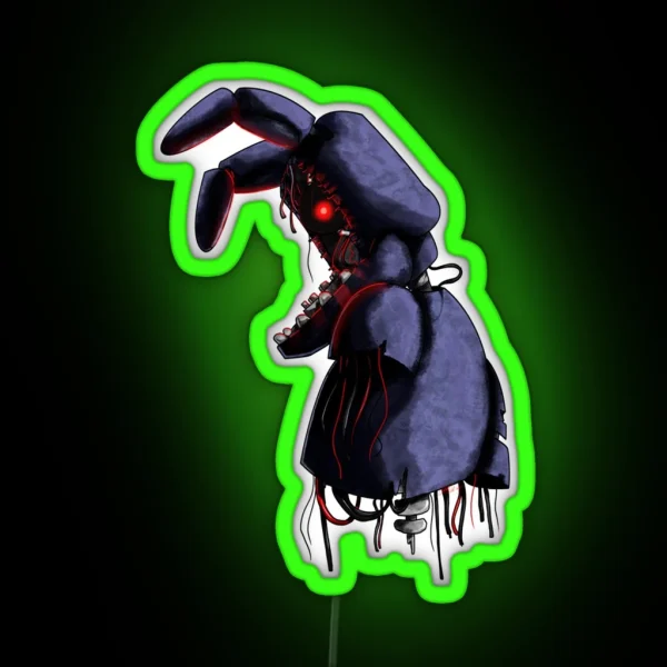 Withered Bonnie RGB Neon Sign