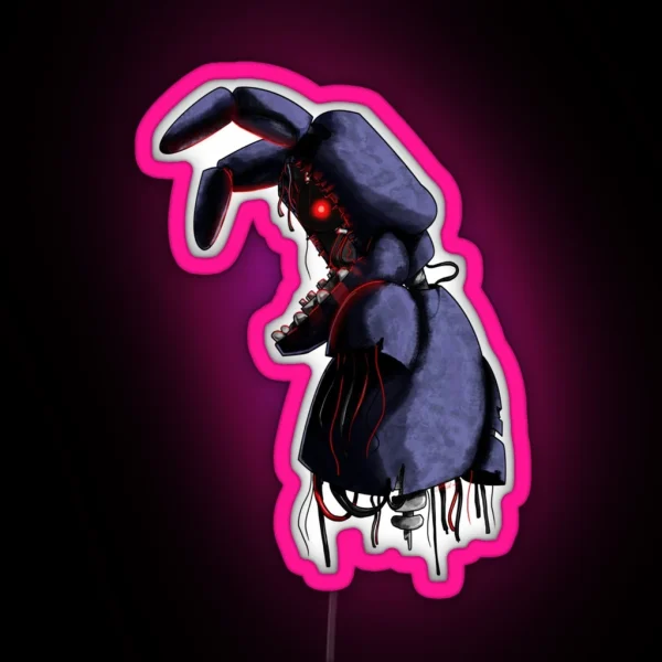 Withered Bonnie RGB Neon Sign