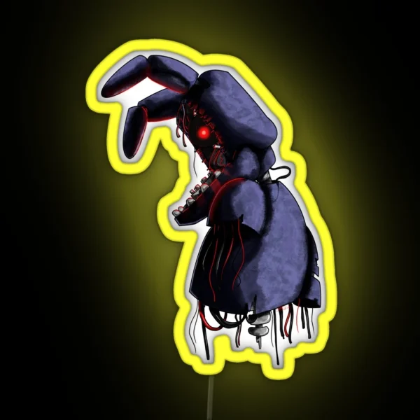 Withered Bonnie RGB Neon Sign