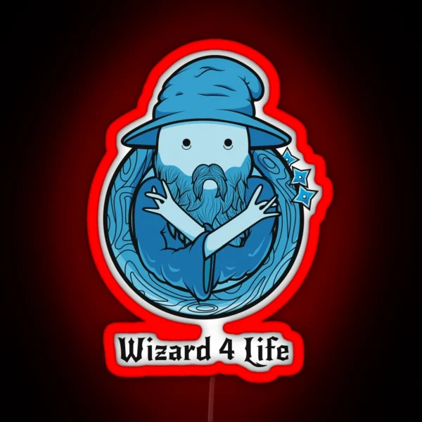Wizard 4 Life RGB Neon Sign