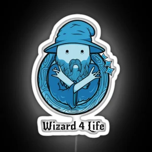 Wizard 4 Life RGB Neon Sign