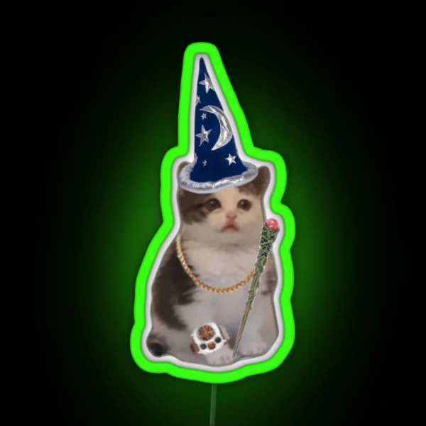 Wizard Beans RGB Neon Sign