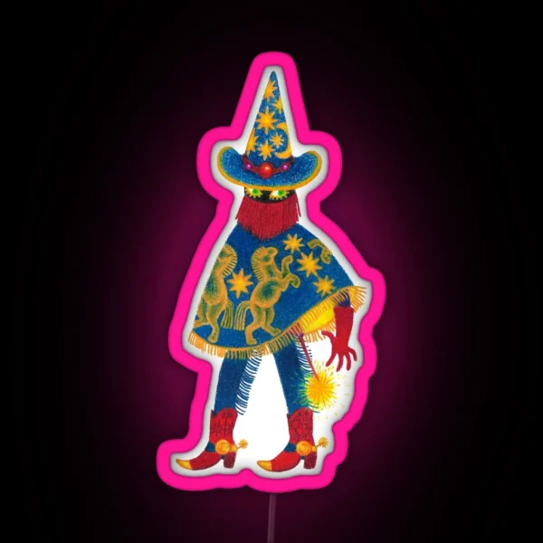 Wizard Cowboy RGB Neon Sign