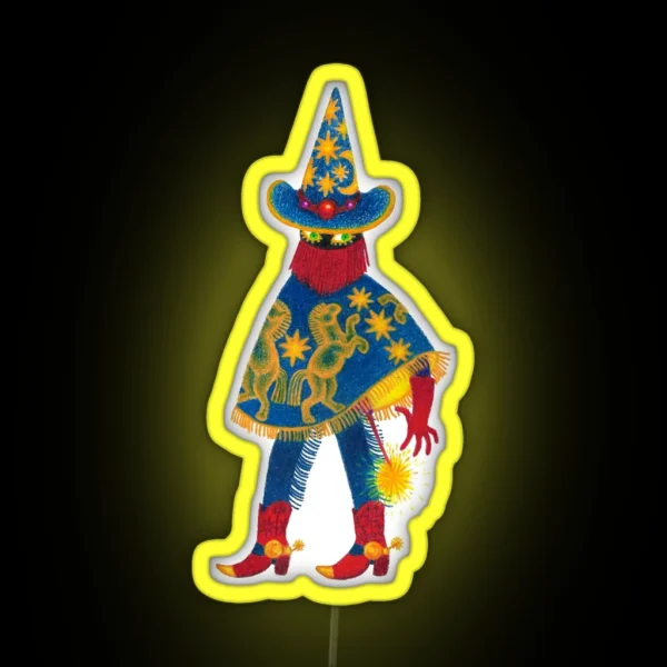 Wizard Cowboy RGB Neon Sign