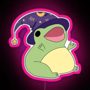 Wizard Frog RGB Neon Sign