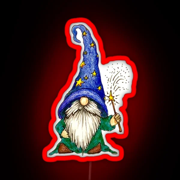 Wizard Gnome RGB Neon Sign