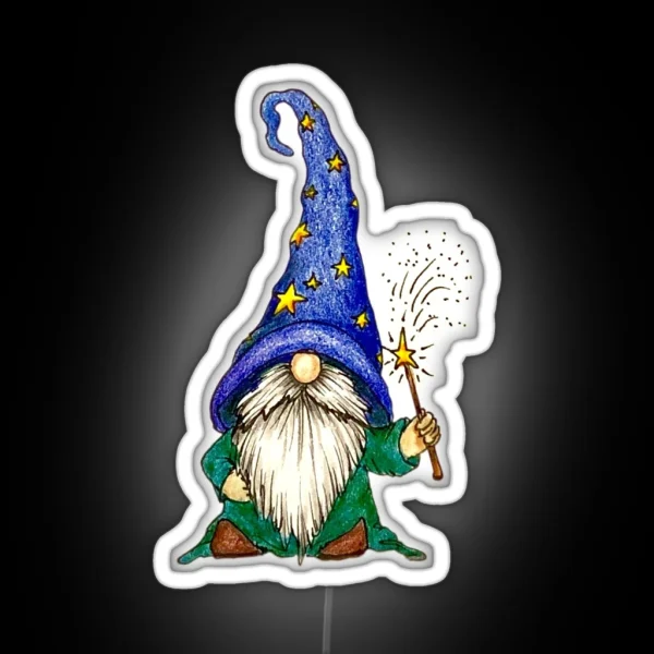 Wizard Gnome RGB Neon Sign