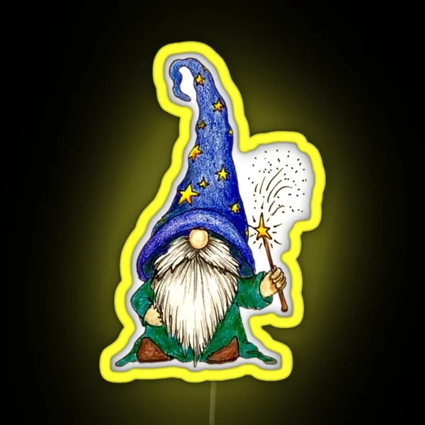 Wizard Gnome RGB Neon Sign
