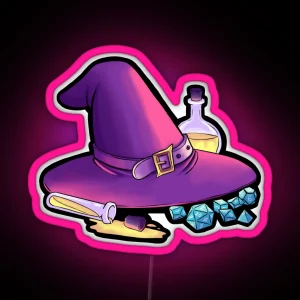 Wizard S Hat RGB Neon Sign