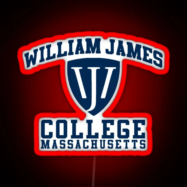 Wj College Massachusetts RGB Neon Sign