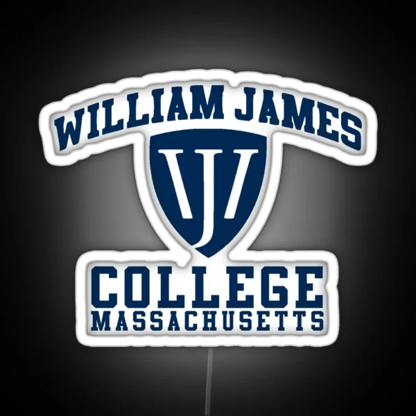 Wj College Massachusetts RGB Neon Sign