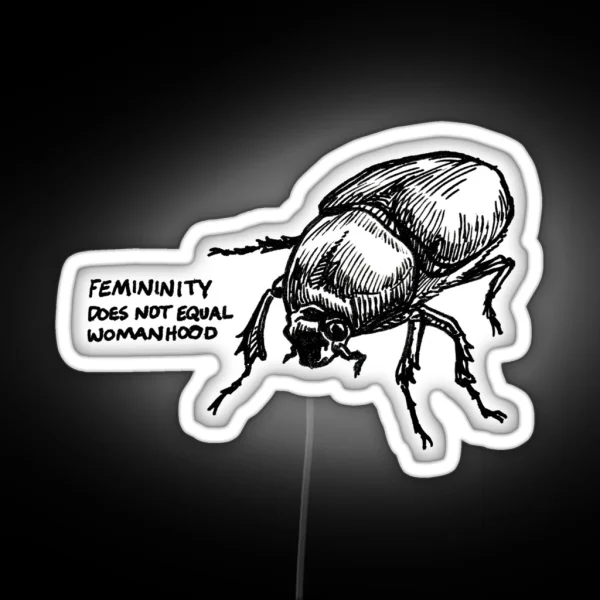 Womanhood Beetle RGB Neon Sign