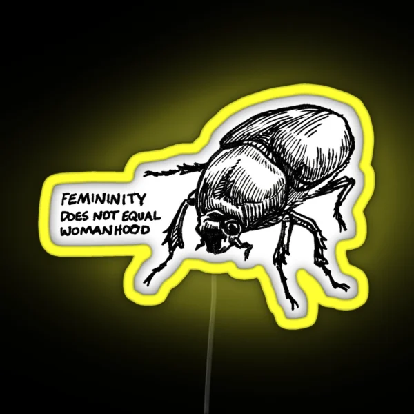 Womanhood Beetle RGB Neon Sign