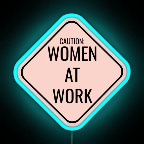 Women At Work RGB Neon Sign