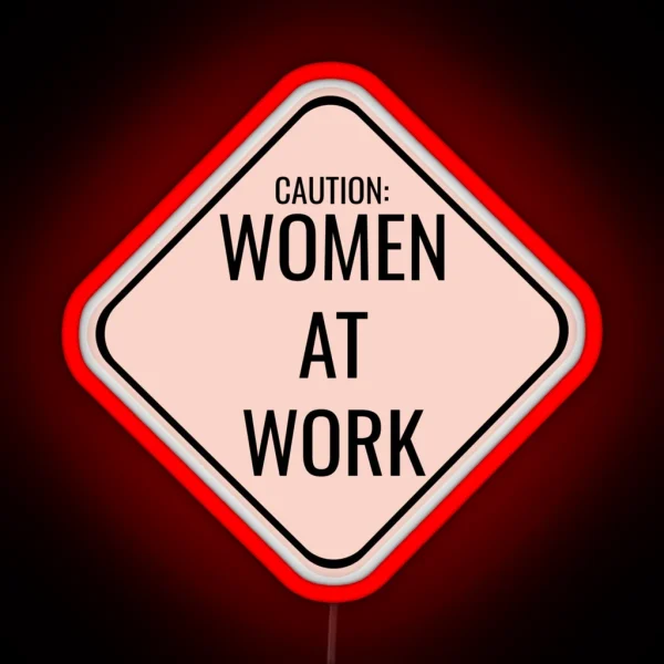 Women At Work RGB Neon Sign