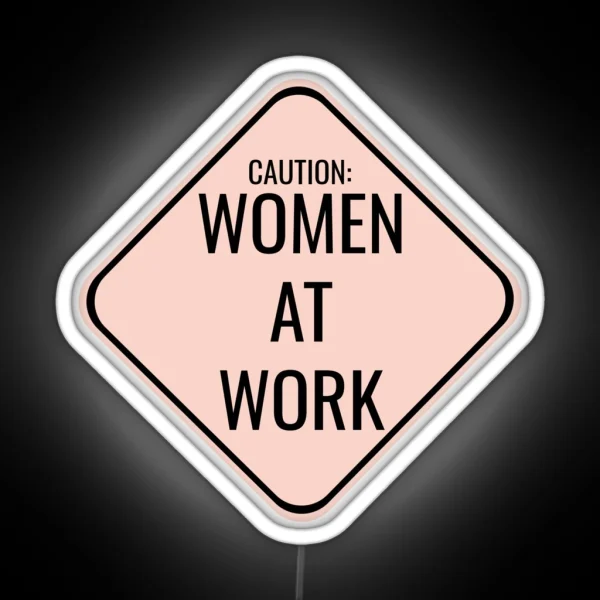 Women At Work RGB Neon Sign