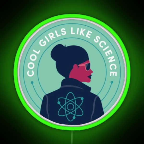Women In STEM RGB Neon Sign