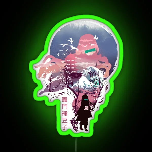 Women Men Demon Cute For Mens Womens RGB Neon Sign