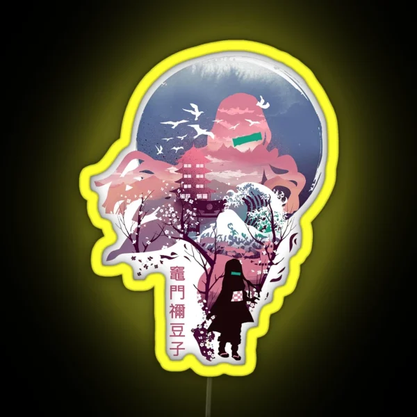 Women Men Demon Cute For Mens Womens RGB Neon Sign
