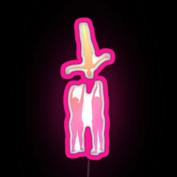 Women S Trio Doing Layout RGB Neon Sign