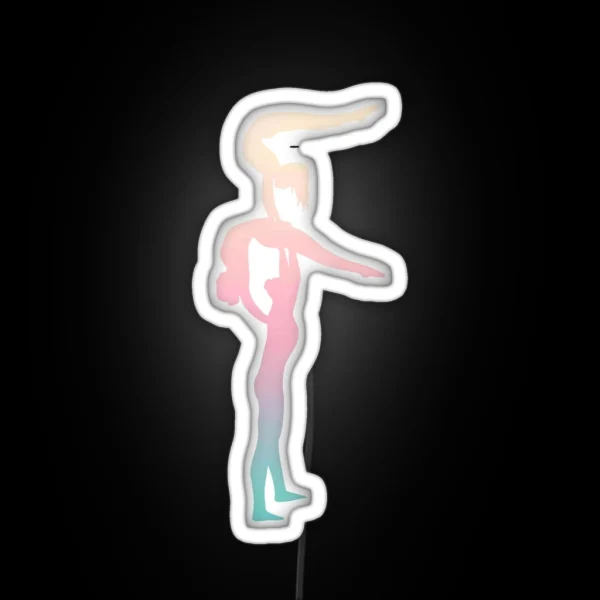 Women S Trio Doing Lollipop With Arch RGB Neon Sign