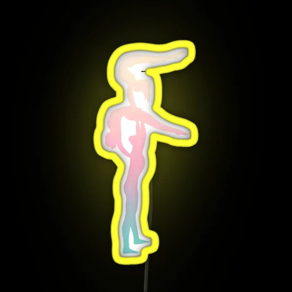 Women S Trio Doing Lollipop With Arch RGB Neon Sign