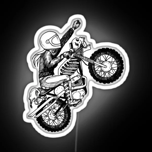 Women Who Ride Dare Devil RGB Neon Sign