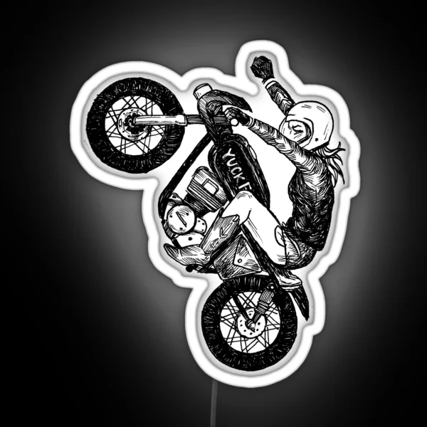 Women Who Ride Yuck Fou RGB Neon Sign