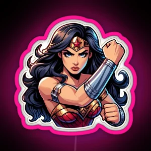 WONDER WOMAN RGB Neon Sign
