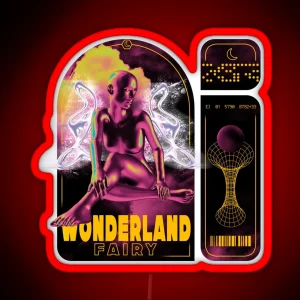 Wonderland Fairy Artist Quotes Mix Art RGB Neon Sign