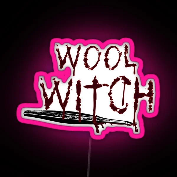 Wool Witch ALT KNOTS RGB Neon Sign