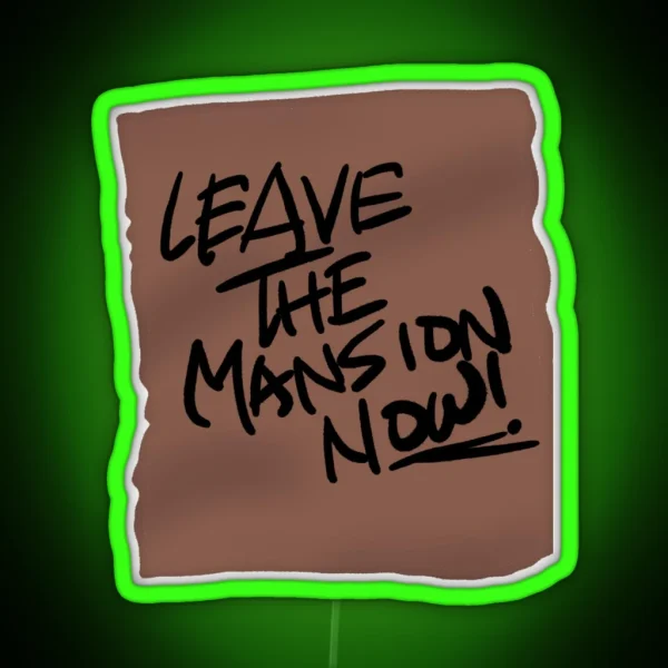 Words Of Warning RGB Neon Sign