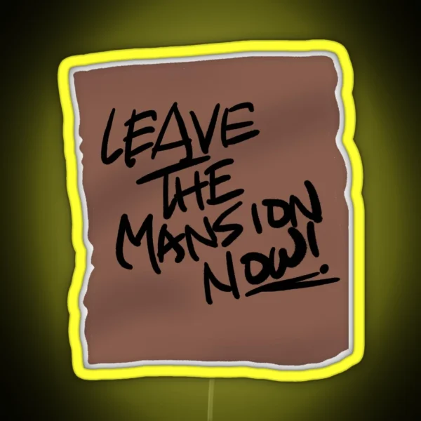 Words Of Warning RGB Neon Sign