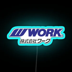 Work Wheels JDM RGB Neon Sign