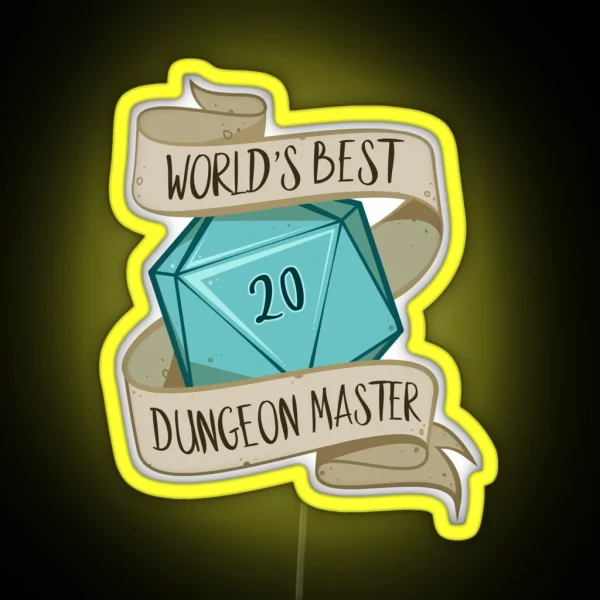 World S Best DM RGB Neon Sign