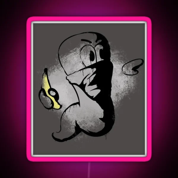 WORMS ARMAGEDDON BANANA BOMB RGB Neon Sign