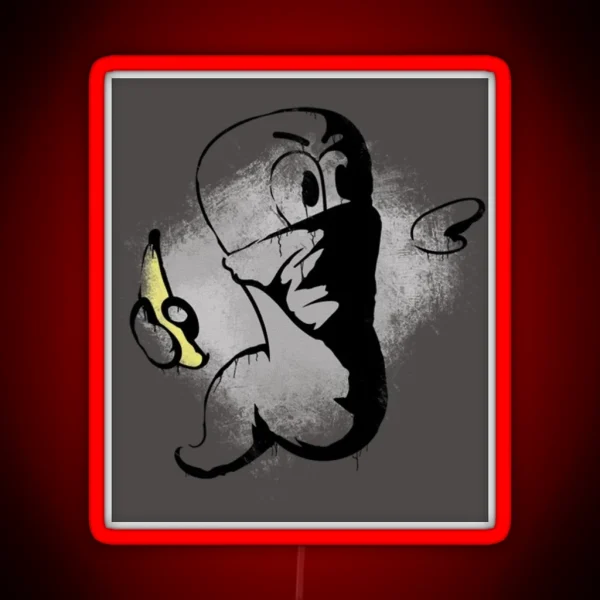 WORMS ARMAGEDDON BANANA BOMB RGB Neon Sign