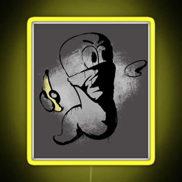 WORMS ARMAGEDDON BANANA BOMB RGB Neon Sign