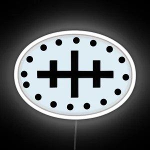 Wreck Chart Symbol RGB Neon Sign