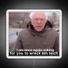 Wreck-em Bernie neon sign with colorful RGB lights