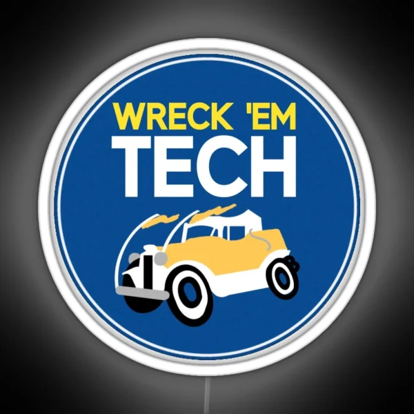 Wreck Em Tech RGB Neon Sign
