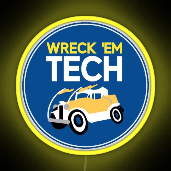 Wreck Em Tech RGB Neon Sign